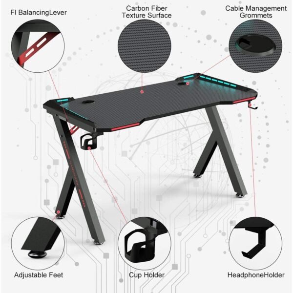 RGB Gaming Desk