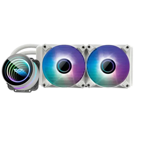Darkflash Twister DX240 V2.6 Liquid CPU Cooler - WHITE (Tax Free) - Image 4