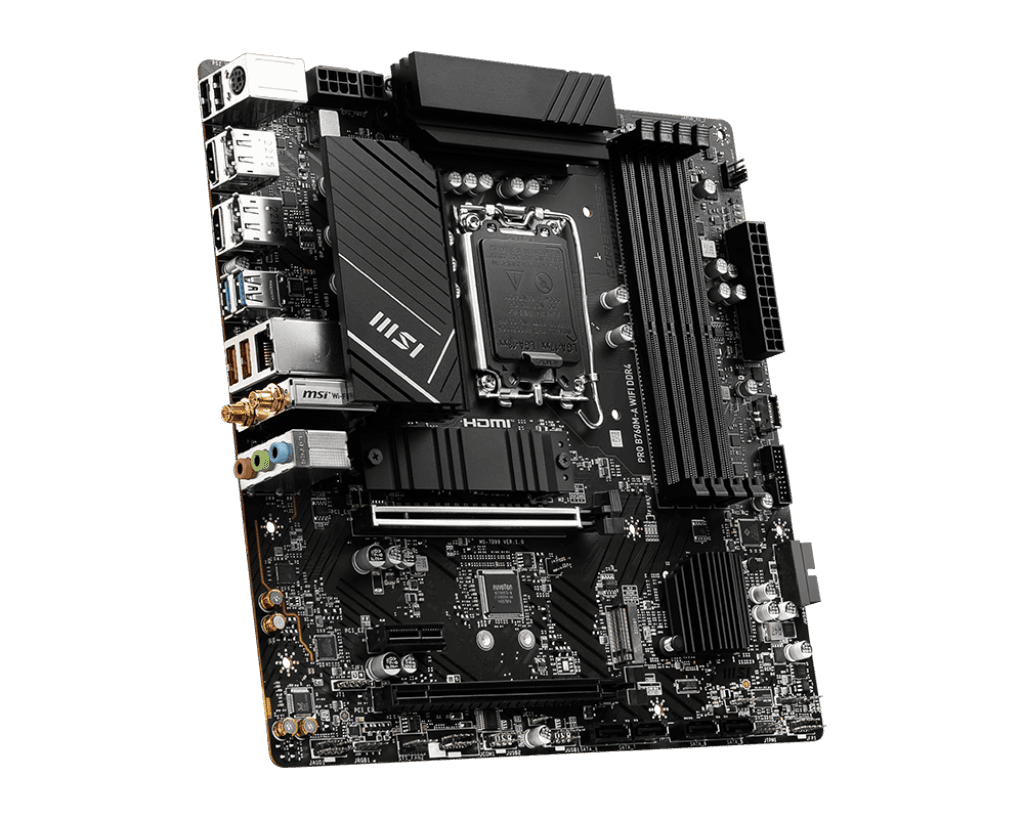 MSI PRO B760M-A WIFI DDR4 MOTHERBOARD - Image 2