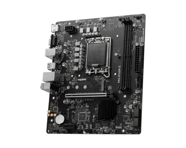 MSI PRO B760M-E DDR5 MOTHERBOARD - Image 3