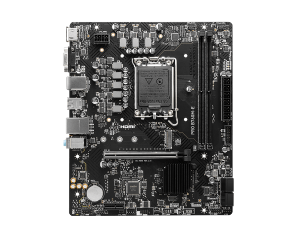 MSI PRO B760M-E DDR5 MOTHERBOARD - Image 2