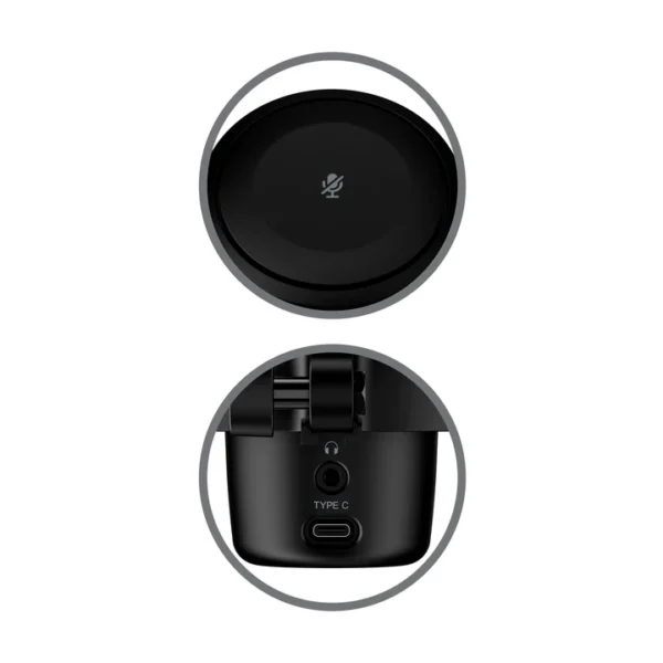 HyperX DuoCast – USB Microphone (Black) – RGB LightingHyperX DuoCast – USB Microphone (Black) – RGB Lighting - Image 5