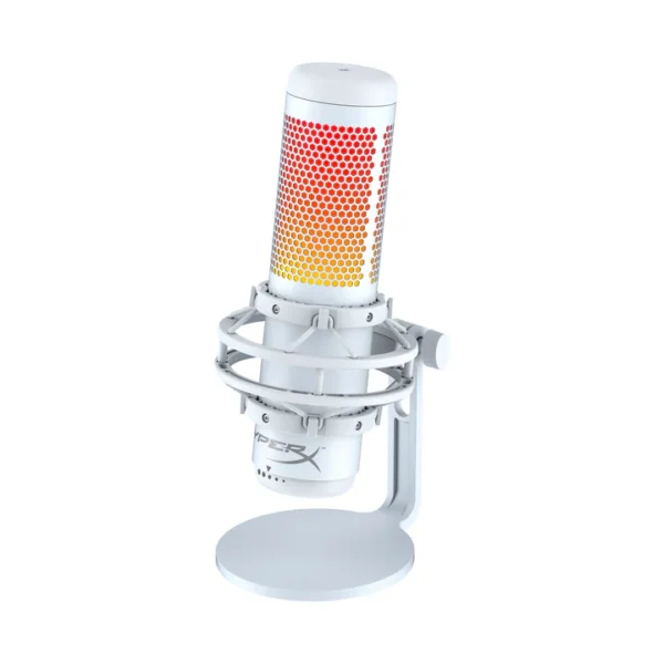 HYPERX QUADCAST S USB MICROPHONE WHITE - Image 4