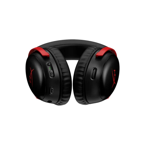 HyperX Cloud III Wireless – Gaming Headset For PC, PS5, PS4, Black/Red - Image 6