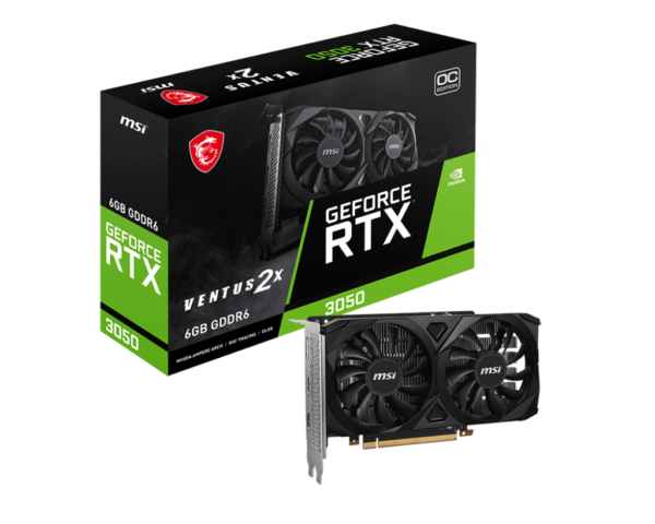 MSI GeForce RTX™ 3050 VENTUS 2X 6G OC