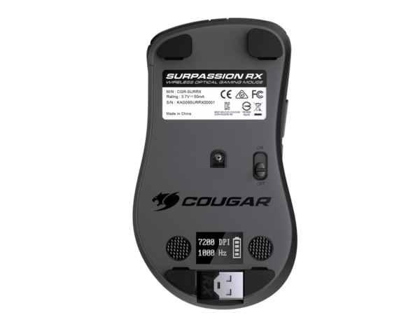 COUGAR SURPASSION RX WIRLESS OPTICAL GAMING MOUSE