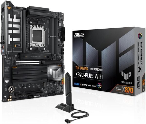 ASUS TUF GAMING X870-PLUS WIFI AMD AM5 X870 ATX Motherboard