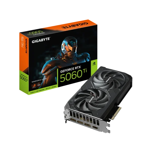 GIGABYTE GeForce RTX™ 5060 Ti WINDFORCE OC 16G