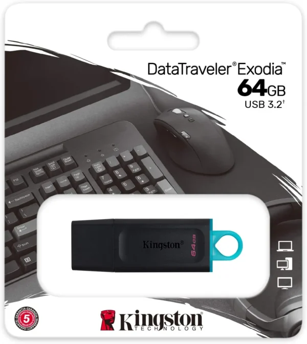 KINGSTON USB 64GB DataTraveler Exodia USB 3.2 