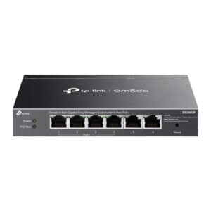 TP-LINK Omada 6-Port Gigabit Easy Managed Switch with 4-Port PoE+ (ES206GP)