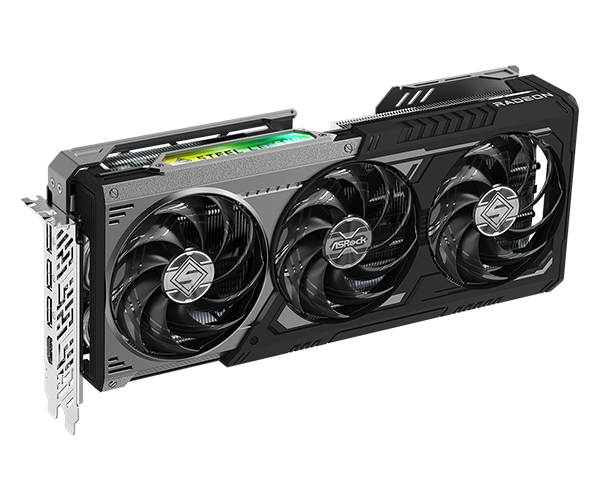 ASROCK AMD Radeon™ RX 9070 XT Steel Legend 16GB, BLACK