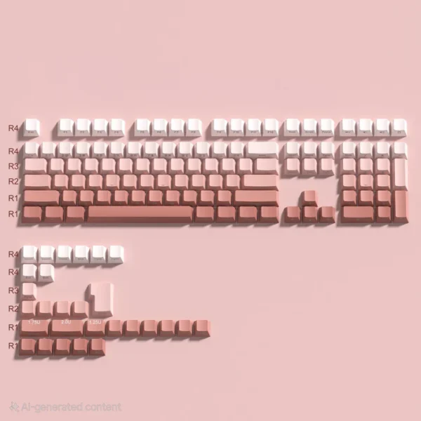 Keycap Set Gradient Blush 