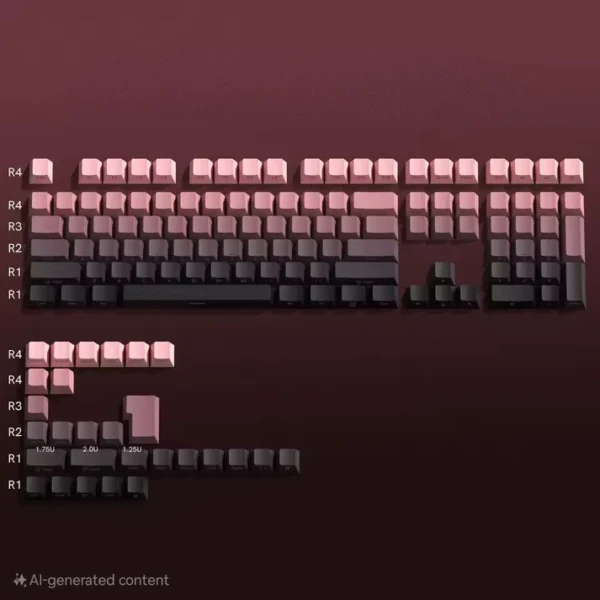 Keycap Set Gradient Pink