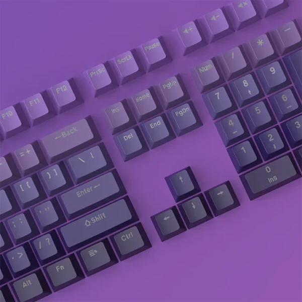 Keycap Set Gradient Purple