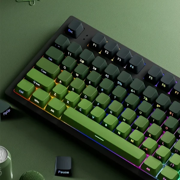 Keycap Set Gradient Green