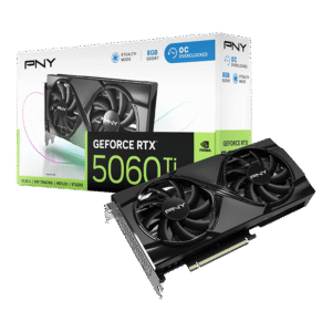 PNY GeForce RTX™ 5060 Ti 8GB Overclocked Dual Fan GPU