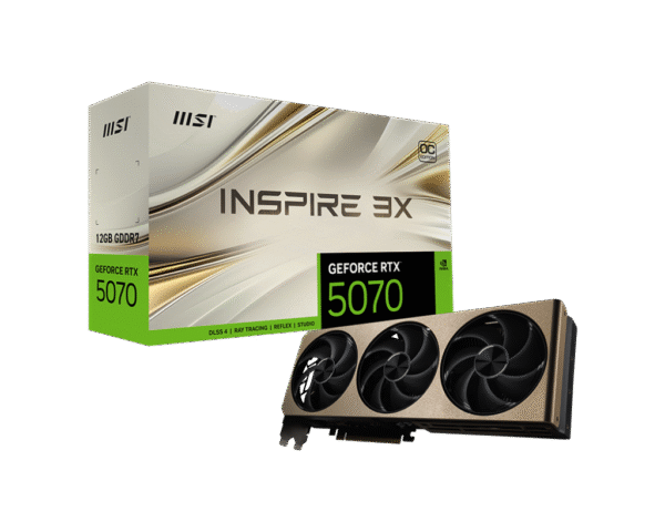 MSI GeForce RTX™ 5070 12G INSPIRE 3X OC
