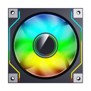 Darkflash DM20 ARGB Cooling Fan – BLACK