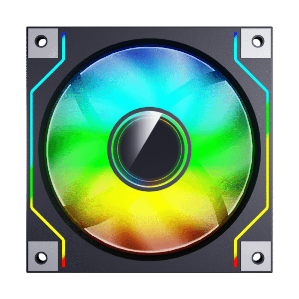 Darkflash DM20 ARGB Cooling Fan – BLACK
