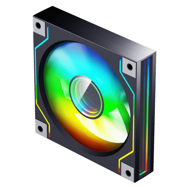 Darkflash DM20 ARGB Cooling Fan – BLACK
