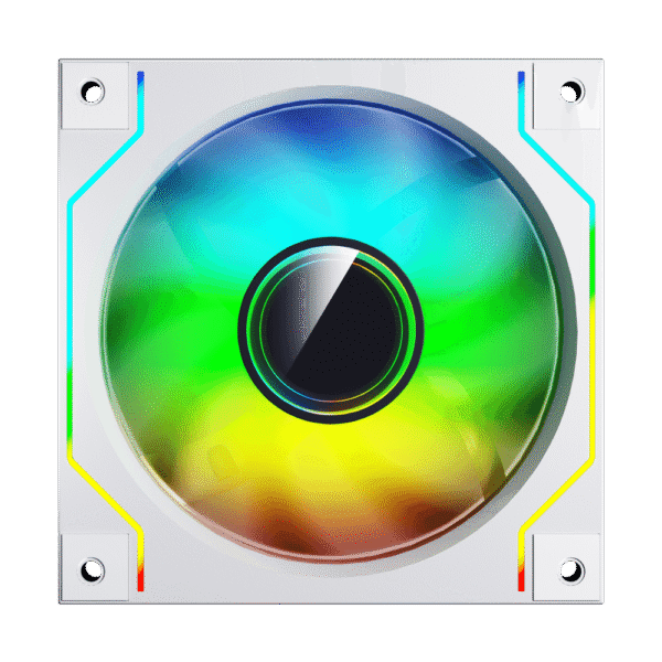 Darkflash DM20 ARGB Cooling Fan – WHITE