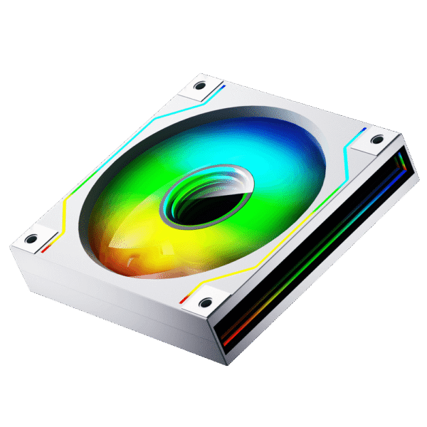 Darkflash DM20 ARGB Cooling Fan – WHITE
