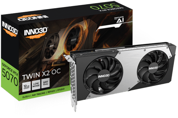 INNO3D GeForce RTX™ 5070 TWIN X2 12GB GDDR7 OC