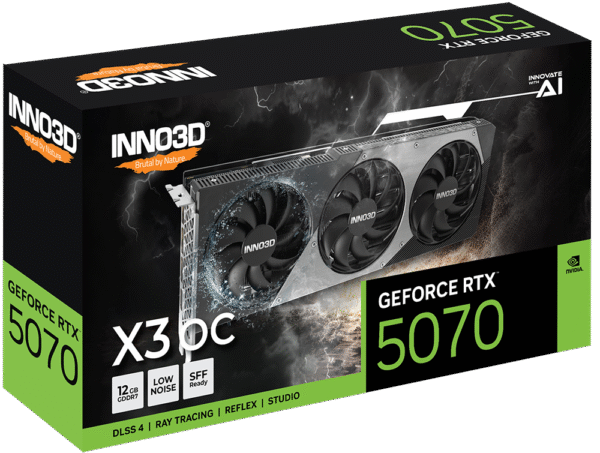 INNO3D GeForce RTX™ 5070 X3 OC 12GB GDDR7