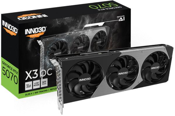 INNO3D GeForce RTX™ 5070 X3 OC 12GB GDDR7