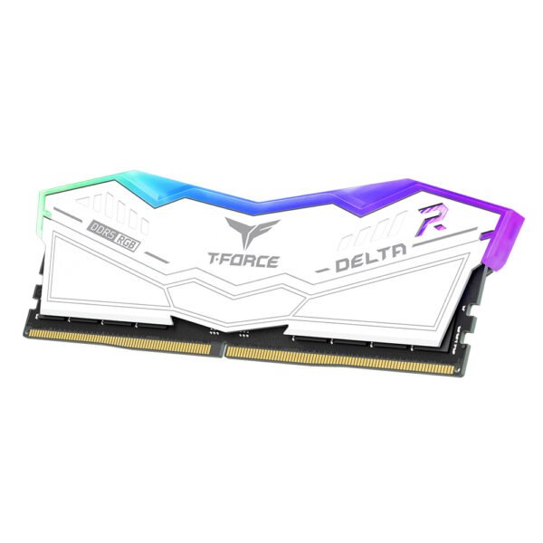 TEAMGROUP DELTA RGB DDR5 DESKTOP MEMORY 32GB(2x16GB) 6000MHz CL38, WHITE