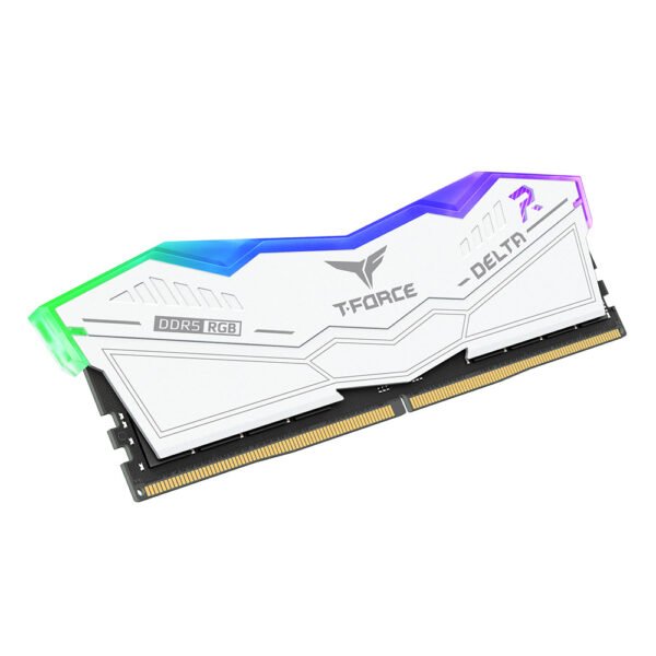 TEAMGROUP DELTA RGB DDR5 DESKTOP MEMORY 32GB(2x16GB) 6000MHz CL38, WHITE