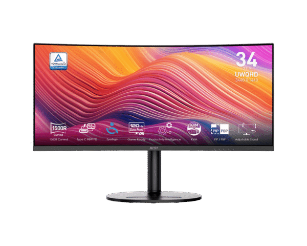 MSI Modern MD342CQP 34" 1440p HDR 120Hz Ultrawide Curved Monitor