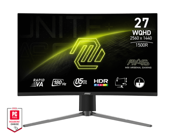 MSI MAG 27CQ6PF 27" QHD Curved Gaming Monitor
