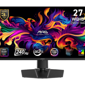 MSI MAG 273QP QD-OLED X24 26.5" 240Hz QHD OLED Gaming Monitor
