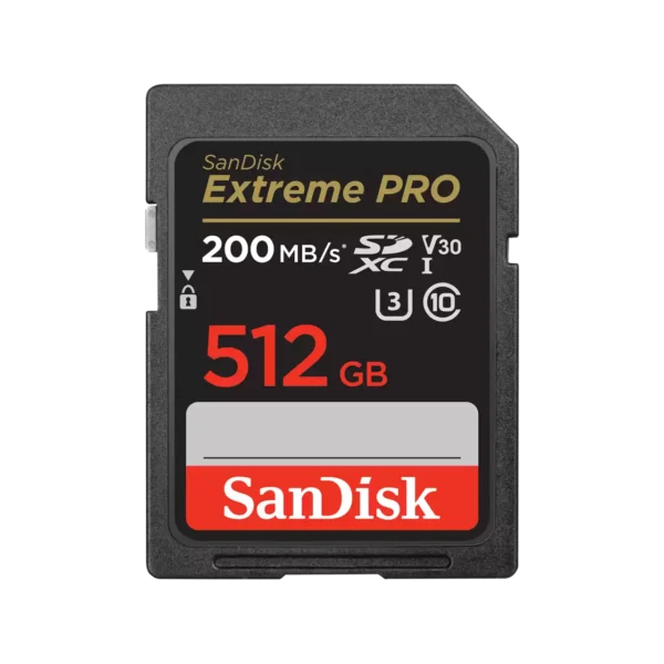 SanDisk 512GB Extreme PRO SDHC™ And SDXC™ UHS-I Card 