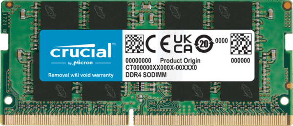 CRUCIAL 8GB 3200MHz SODIMM DDR4 NOTEBOOK