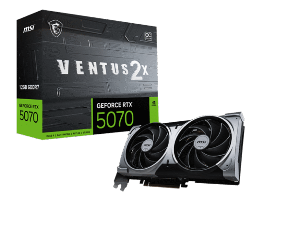 MSI GeForce RTX™ 5070 12G VENTUS 2X OC