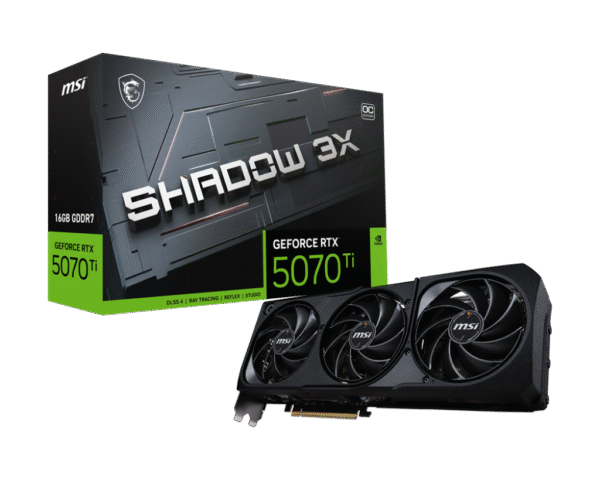 MSI GeForce RTX™ 5070 Ti 16G SHADOW 3X OC