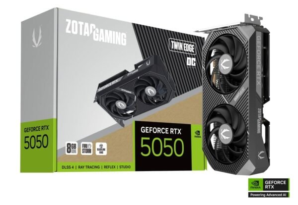 ZOTAC GAMING GeForce RTX 5050 TWIN EDGE OC 8GB GDDR7 128BIT