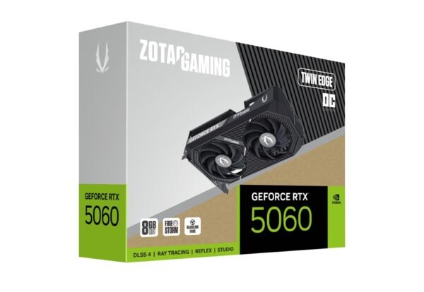 ZOTAC GAMING GeForce RTX 5060 TWIN EDGE OC 8GB GDDR7 128BIT