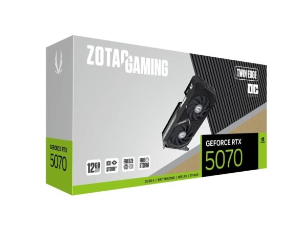 ZOTAC GAMING GeForce RTX 5070 Twin Edge OC 12GB 192BIT GDDR7