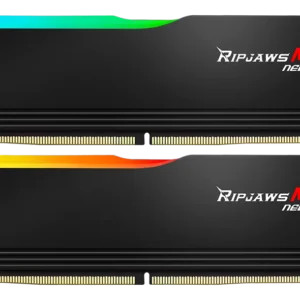 G.SKILL Ripjaws M5 Neo RGB Series (AMD Expo) DDR5 RAM 32GB (2x16GB) 6000MT/s, CL36-48-48-96, 1.25V Desktop Computer Memory UDIMM, Matte Black