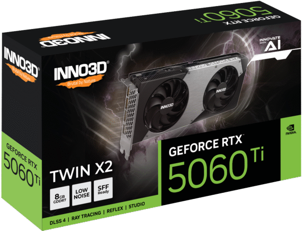 INNO3D GeForce RTX™ 5060 Ti 8GB TWIN X2