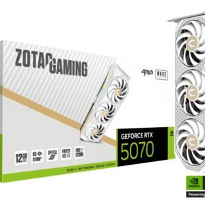 ZOTAC GAMING GeForce RTX 5070 AMP White Edition 12GB 192BIT GDDR7, White