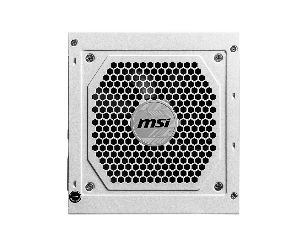 MSI MAG A850GL PCIE5 850W Power Supply, Full Modular, WHITE
