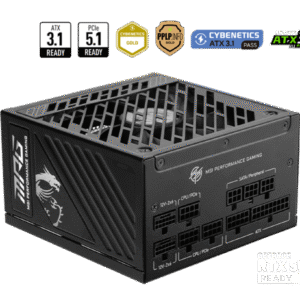 MSI MAG A1000GS PCIE5 1000W Power Supply, Full Modular, BLACK