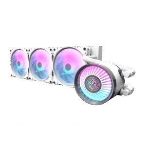 DarkFlash Nebula DN 360 Liquid CPU Cooler, WHITE
