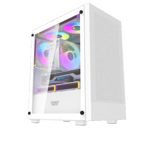 DarkFlash M305 M-ATX PC Case, WHITE
