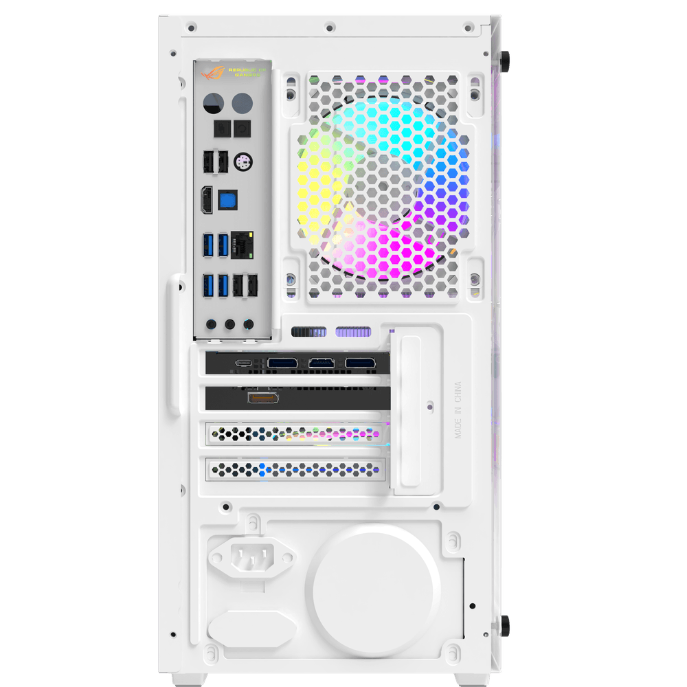 DarkFlash M305 M-ATX PC Case, WHITE