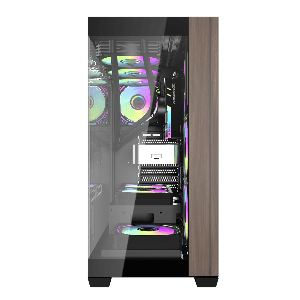 DarkFlash DS900W ATX PC Case, BLACK